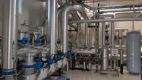Travaux d'installation de tuyauterie chauffage et incendie 
