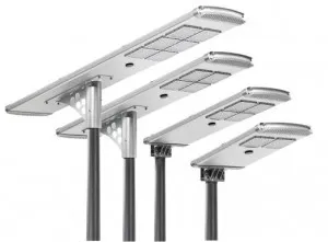 Eclairage Public Solaire Luminaire All-In-One et all in two 60W  80W / 100W