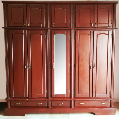 Armoire 5 portes avec miroir