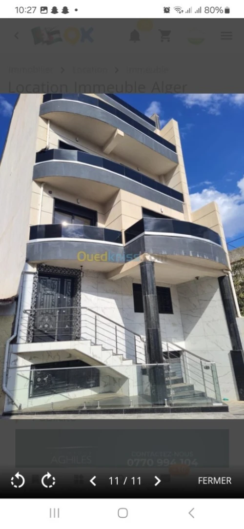 Location Immeuble Alger Kouba