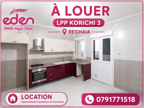 Location Appartement F4 Alger Reghaia