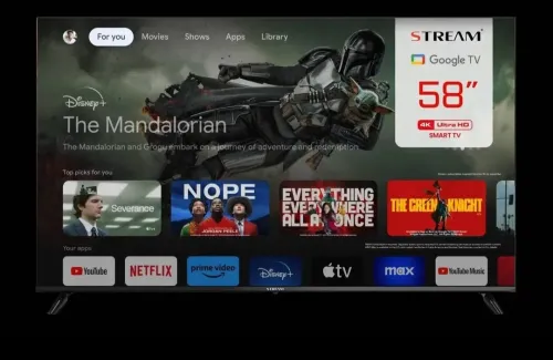 Tv stream 58 pouces 4k UHD système Android tv 14