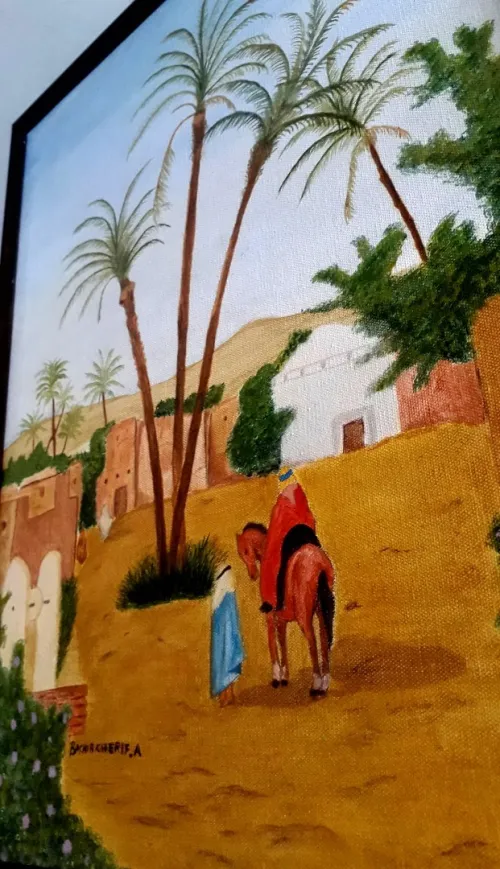 Tableau De Peinture Huile Sur Toile