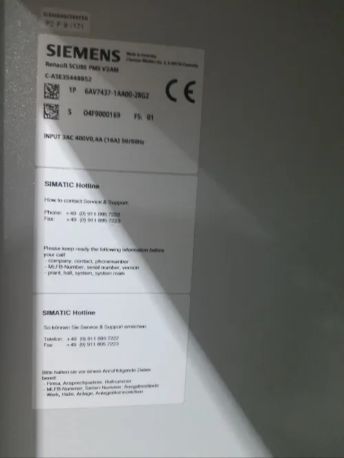 Armoire de commande standard V2AM (Renault SCUBE PMS V2AM) 