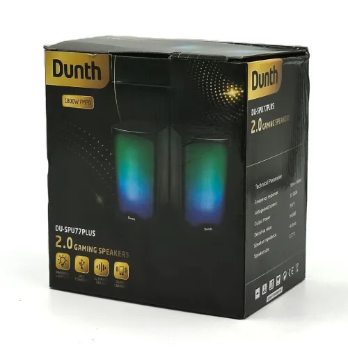 Haut-Parleurs Filaire pour PC DUNTH 1800W DU-SPU77PLUS LED مكبرات صوت سلكية للكمبيوتر