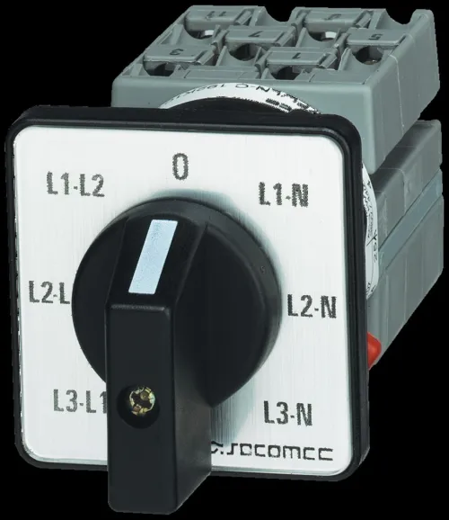 Voltmètre ABB VLM - 1 - 500  Taille 72mm & 96mm & Commutateur Volumétrique ONV 30 PB