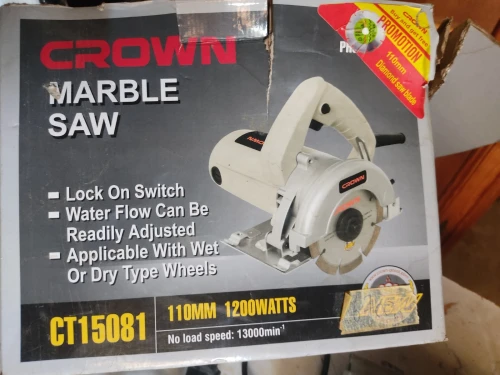  tronçonneuse CROWN Scie Circulaire À Marbre 1200w (110mm) 