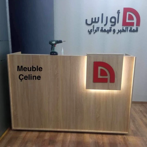 Fabrication Comptoirs de réception moderne sur mesure 