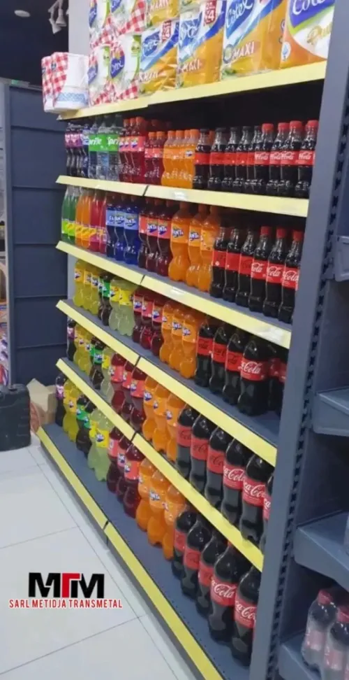 Rayonnage métallique / Rayonnage Supérette / Rayonnage Étagère / Rayonnage Magasin / Rayonnage lourd