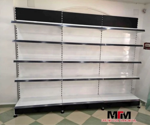 Rayonnage métallique / Rayonnage Supérette / Rayonnage Étagère / Rayonnage Magasin / Rayonnage lourd