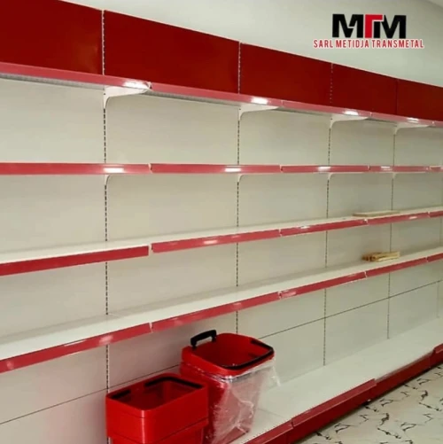 Rayonnage métallique / Rayonnage Supérette / Rayonnage Étagère / Rayonnage Magasin / Rayonnage lourd