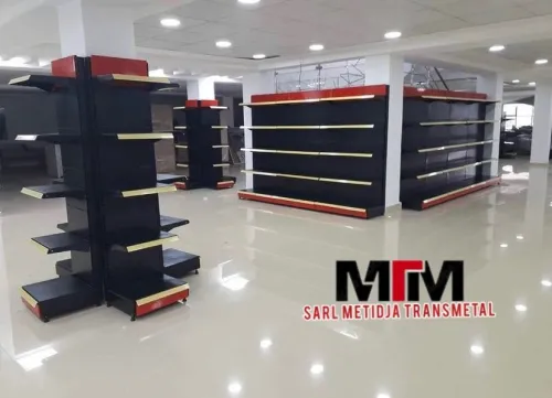 Rayonnage métallique / Rayonnage Supérette / Rayonnage Étagère / Rayonnage Magasin / Rayonnage lourd