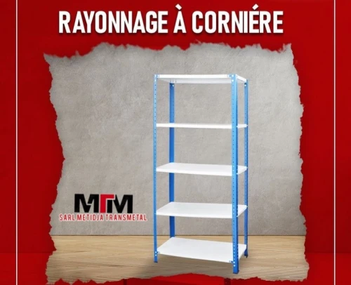 Rayonnage métallique / Rayonnage Supérette / Rayonnage Étagère / Rayonnage Magasin / Rayonnage lourd