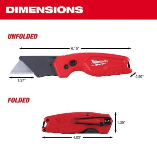 Milwaukee usa fast back utility knife