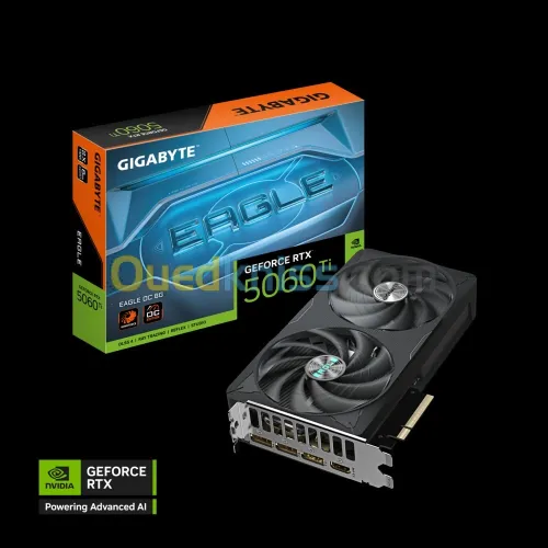CARTE GRAPHIQUE GIGABYTE GeForce RTX 5060 Ti EAGLE OC 8G