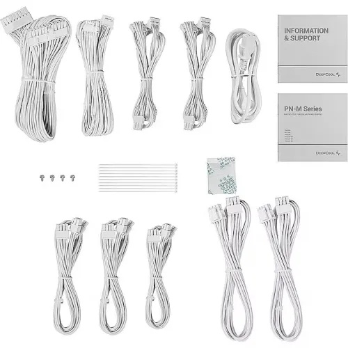 ALIMENTATION DEEPCOOL PN850 GOLD 850W WHITE MODULAIRE