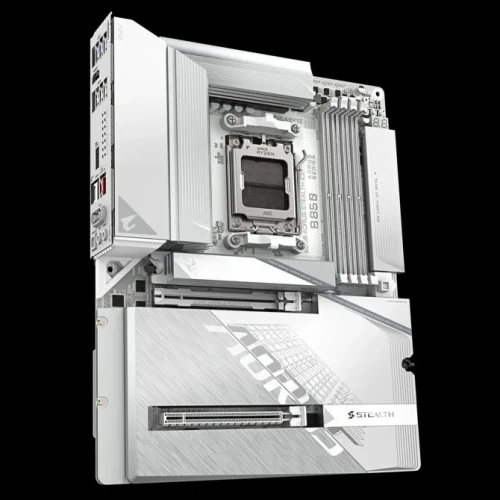CARTE MERE AORUS B850 STEALTH ICE WIFI 7 (PROJECT ZERO)