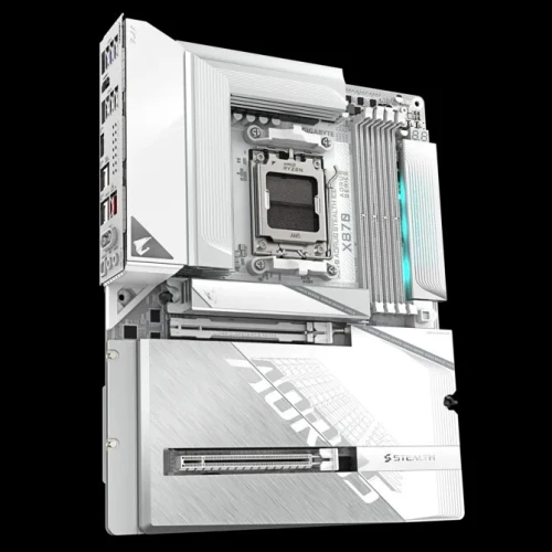 CARTE MERE AORUS X870 STEALTH ICE WIFI 7 (PROJECT ZERO)
