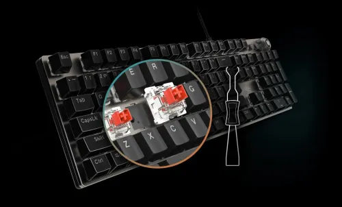 CLAVIER MSI FORGE GK310 RED SWITCH-FR