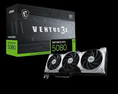 CARTE GRAPHIQUE MSI RTX 5080 16G VENTUS 3X OC PLUS 
