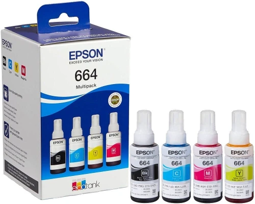 MULTIPACK EPSON 664 POUR ENCRE L1300 (ORIGINAL) 