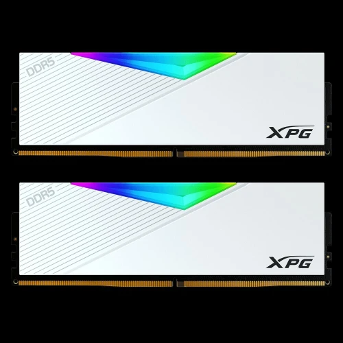 RAM XPG DDR5 LANCER ECC RGB 32GB 6400MHZ WHITE / BLACK (UNIQUEMENT EN CONFIGUE لا تباع وحدها)