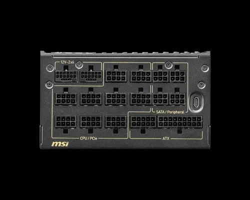 ALIMENTATION MSI MEG Ai1600T PCIE5 1600W TITANIUM FULL MODULAIRE