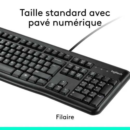 LOGITECH CLAVIER SOURIS MK120 USB (COMBO)