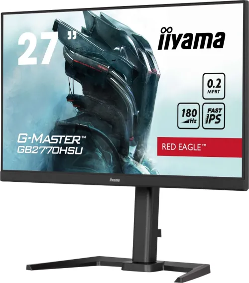 ECRAN GAMING IIYAMA G-MASTER GB2770HSU-B6 RED EAGLE 27" 180HZ 0.2MS IPS pivot /reg hauteur