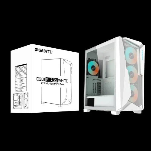 BOITIER GIGABYTE C301 CLASSIC V2 WHITE