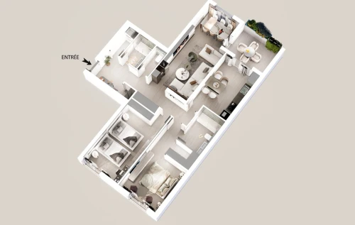 Vente Appartement F3 Alger Dar el beida