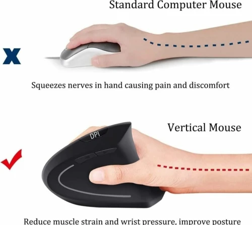 Souris verticale ergonomique 
