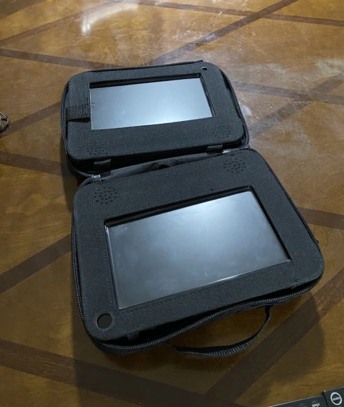 Lecteur DVD portable avec 2 écrans pour Voitures et les voyages