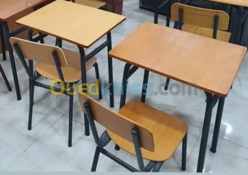 Fabrication les châsies et table scolaire