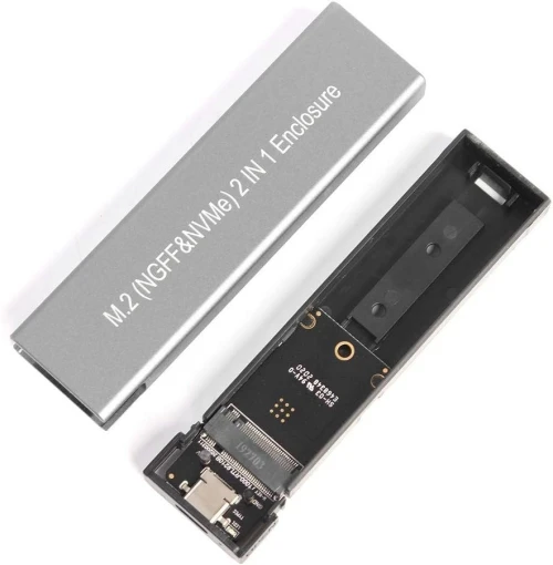 RACK DISQUE DUR SSD M.2 ( NGFF&NVMe) TYPE-C USB 3.1 