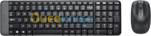CLAVIER SOURIS SANS FIL LOGITECH MK220 
