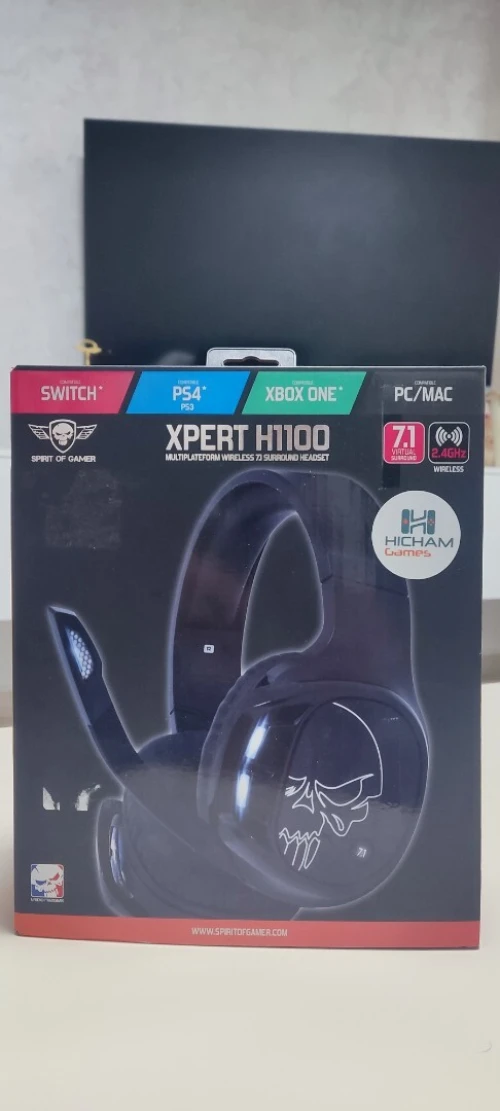 Casque Spirit Of Gamer Xpert H1100 Wireless 7.1 Surround