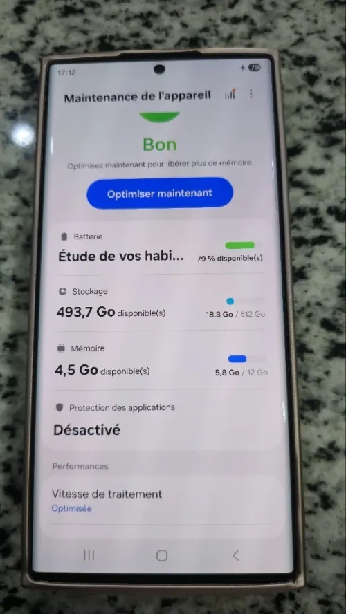 Samsung S22 ultra 512