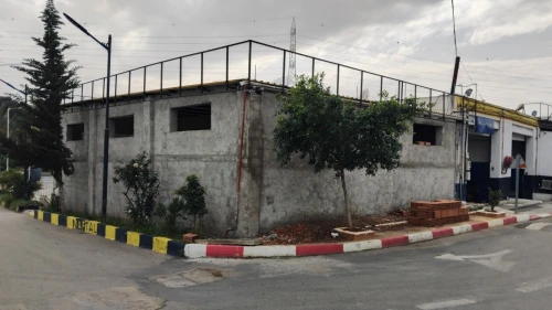 Construction station d'essence