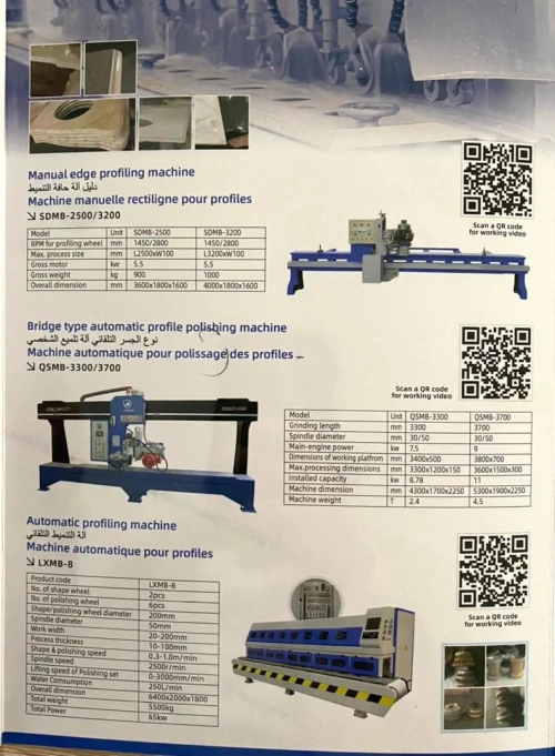 machine pour transformation de marbre et granite