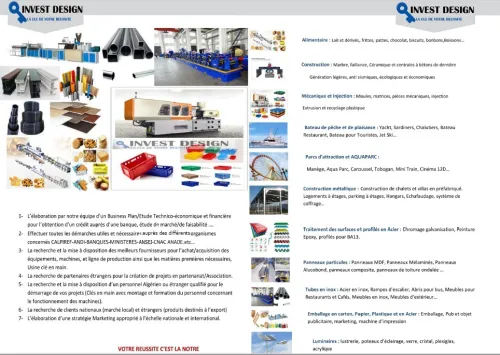 Etude technico économique et financière / Business plan