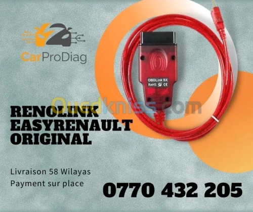 Renolink + EasyRenault OBDLink Original USA Programmateur Pour Renault Dacia Via OBD