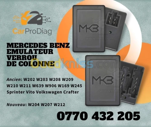 Emulateurs Verrou de colonne Renault Mercedes Benz  