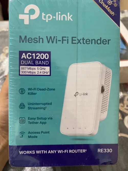WIFI EXTENDER TP-LINK MESH AC 1200 5Ghz et 2.4 Ghz NEUF SOUS EMBALLAGE LIVRAISON DISPONIBLE 58 WILAY
