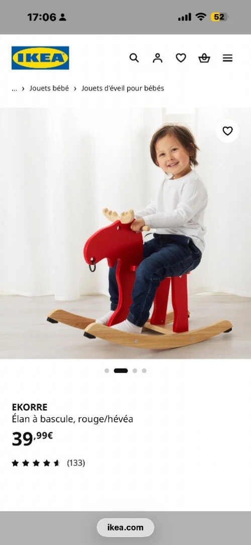 Cheval à bascule IKEA
