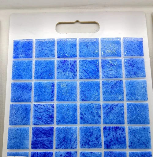 Faïence piscine et mosaïque