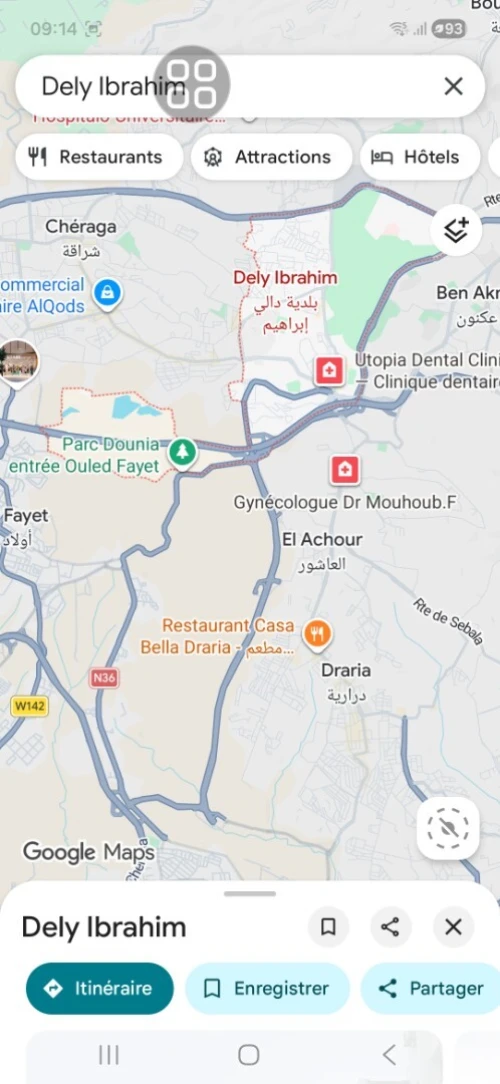 Location Immeuble Alger Dely brahim