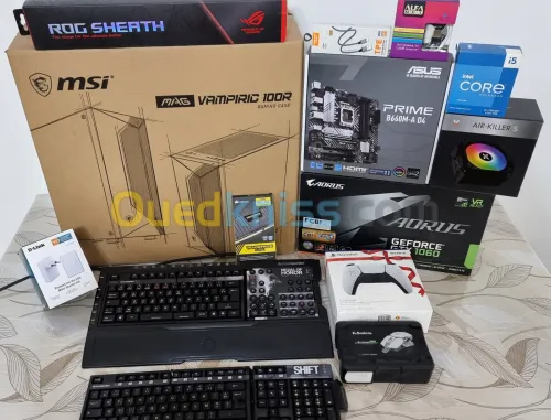 PC Gamer i5 13th Gen 16GB RAM GTX 1060 6GB SSD HDD 2 To 750W