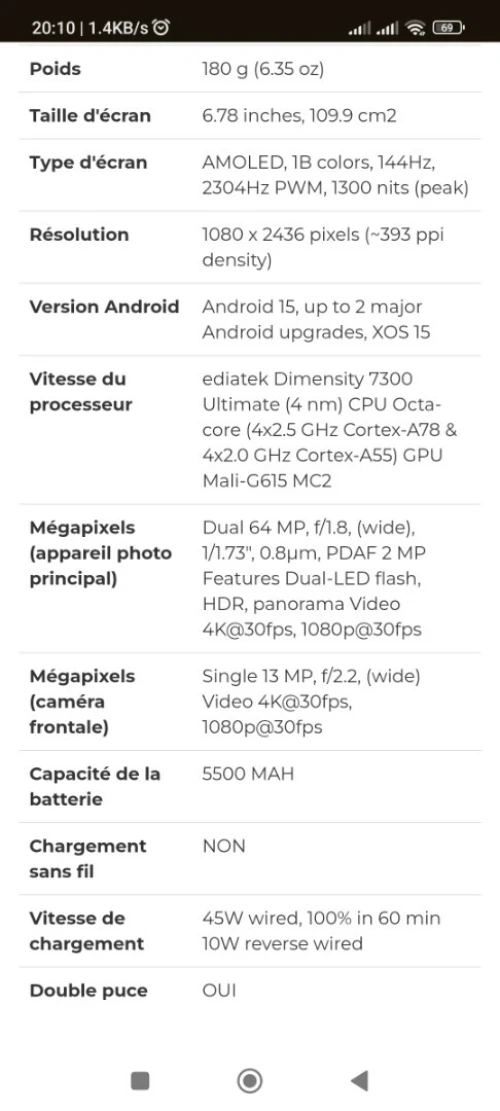 Infinix INFINIX NOTE 50S 5G 8GB 256GB