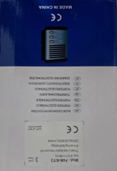 INTERPHONE KIT 3 POSTES